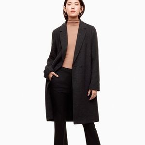 Babaton Stedman Coat size extra small in heather black/grey